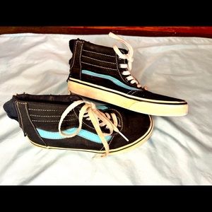 Kids Authentic High Top Vans Skate Shoes Size 13